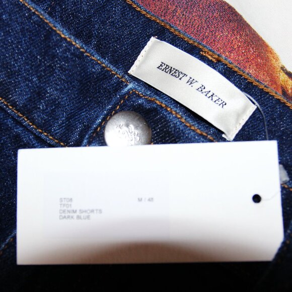 BNWT SS23 ERNEST W. BAKER DENIM SHORTS 44 & 48 & 50 & 52 - Picture 8 of 14
